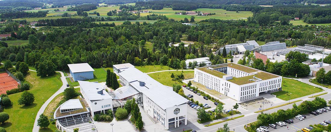 Luftbild Gebäude Angewandte Informatik Uni Bayreuth